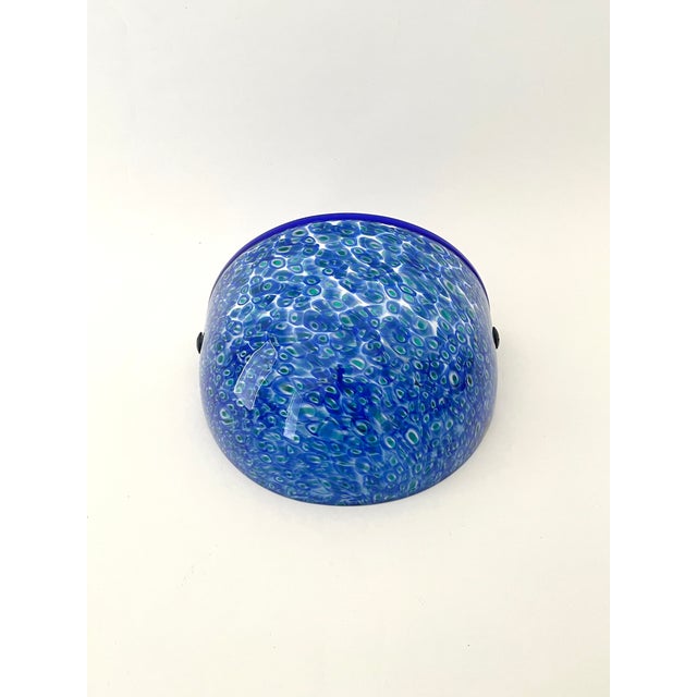 Vintage Murano Glass Neverrino Wall Lamp by Gae Aulenti for Vistosi, 1970s For Sale - Image 11 of 16