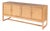 Captiva 76 in. W Rectangular Rattan 4 Door Sideboard, Natural Rattan For Sale