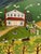 1980s Folk Art Landscape Oil on Canvas by J Young For Sale - Image 4 of 9