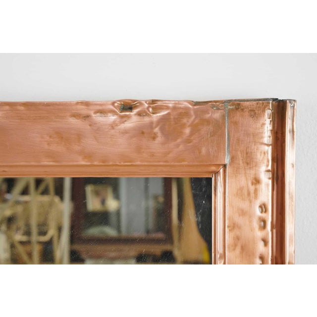 Traditional McAlpin Hotel Copper Window Frame Mirror 42 X 34.625 In. For Sale - Image 3 of 7