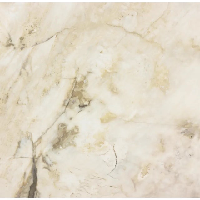 Roman Travertine Frame Side Table by Nicola Di Froscia for DFdesignlab For Sale - Image 6 of 7