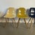 DSW Side Chairs in Parchment, Navy Blue, Light Olive and Light Ochre by Eames for Herman Miller, 1960s, Set of 4 For Sale - Image 4 of 17