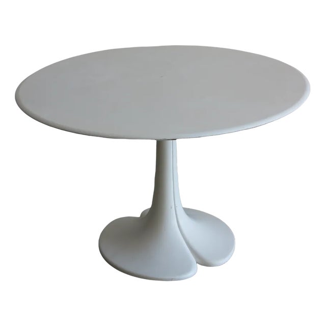 Vintage French Wood & Plastic Coffee Table, 1960s For Sale