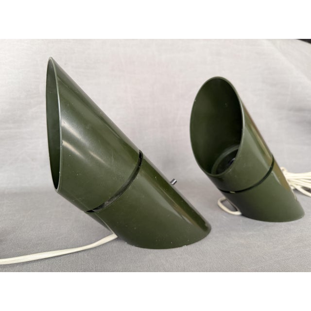 Vintage Danish Phister Lamps by Hans Due for Fog & Mørup, 1969, Set of 2 For Sale - Image 3 of 11