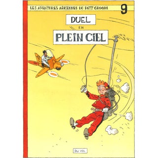 Bruno Marchand, Spirou: Duel in the Sky, Ink and Watercolor For Sale