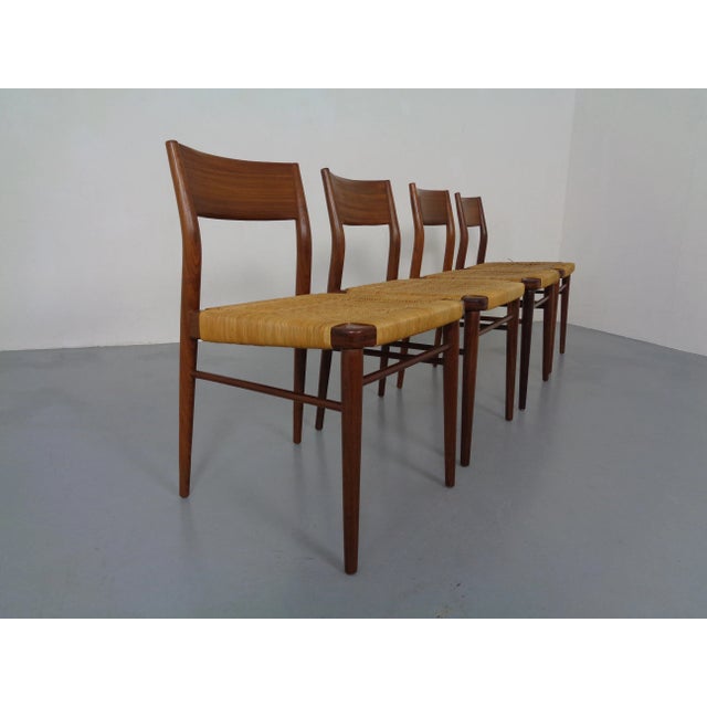 Set of 4 chairs from the 1960s. Design by Georg Leowald for Wilkhahn. This piece has an attribution mark, I am sure that...