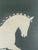 Contemporary Primitive Equestrian Horse Painting in Custom Wood Frame For Sale In Cincinnati - Image 6 of 10