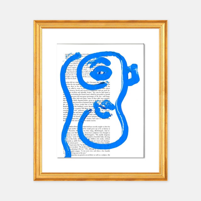 Virginia Chamlee Jolene by Virginia Chamlee in Gold Frame, Small Art Print For Sale - Image 4 of 4