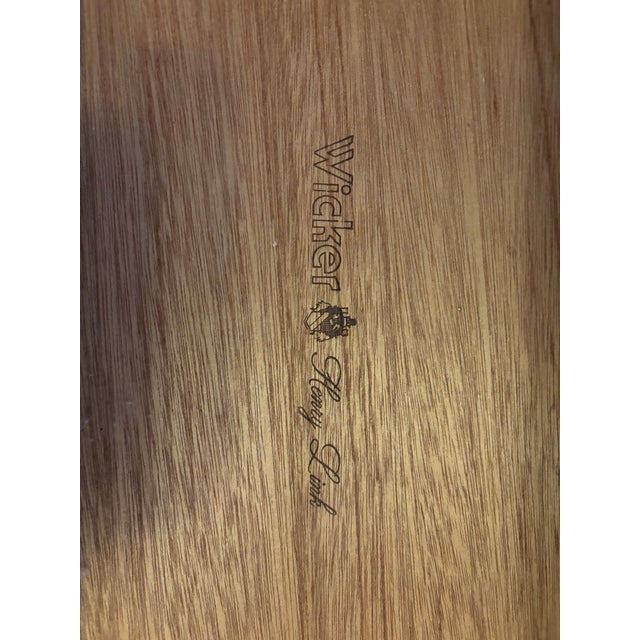 Henry Link Vintage Henry Link Wicker Desk For Sale - Image 4 of 4