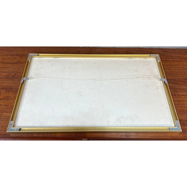 Metal Vintage Framed Utagawa Kuniyoshi Japanese Print For Sale - Image 7 of 7