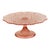Pink Art Deco Pink Rosaline Glass Cake Plate, 1930s For Sale - Image 8 of 14
