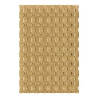 Natural Rectangle Textured Rug from Marqqa For Sale
