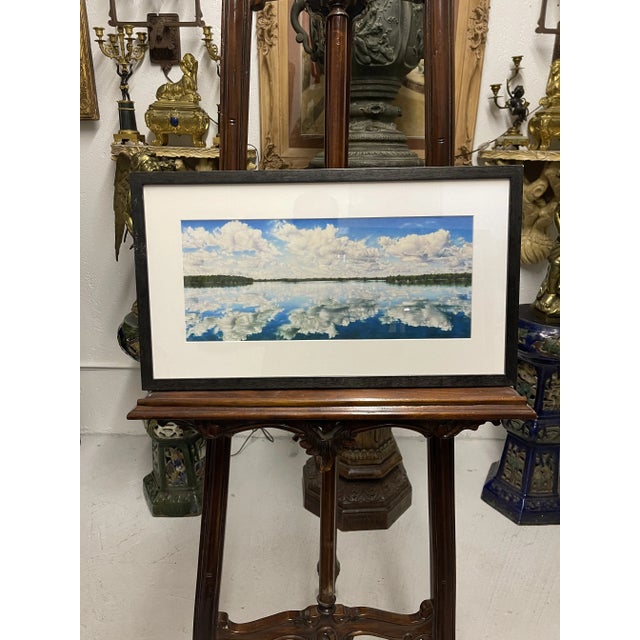 Realism "Reflections of Lake Winnibigoshish" by Patricia Scott (American, 1925-2012) For Sale - Image 3 of 9