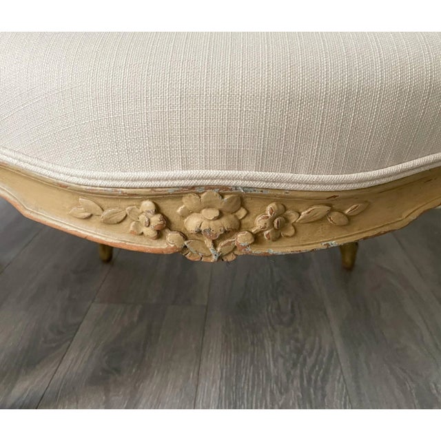 Wood French Louis XV-Style Petite Armchairs- a Pair For Sale - Image 7 of 8