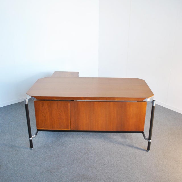 Mid-Century Modern Vintage Desk by Ico Parisi for MIM, 1960s For Sale - Image 3 of 18