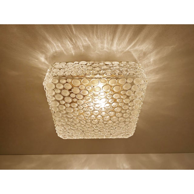 1970s Vintage Bubble Glass Flush Mount from Erco, 1970s For Sale - Image 5 of 11