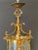 An exceptional Spanish neoclassical revival style lantern or pendant. The pendant is hand crafted of gilt iron in a...