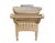 Rose Tarlow Melrose House Settee Chaise Bench With Luxurious Down Filled Cushions.