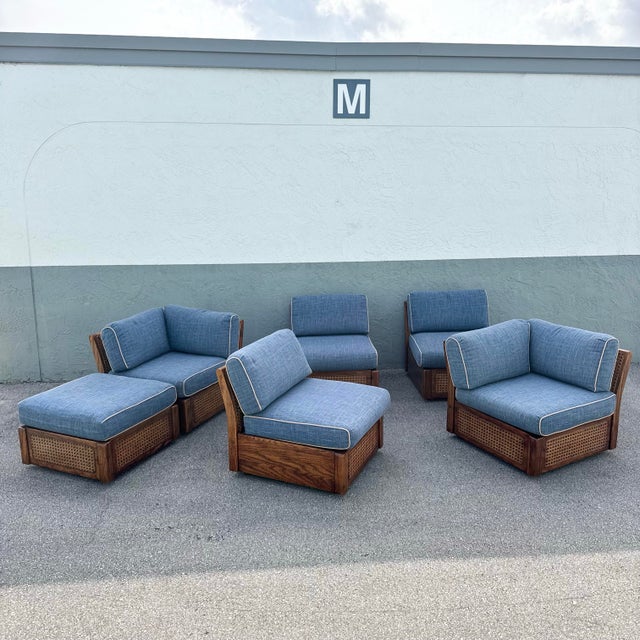 Coffee table: 39.5”w, 39.5”d, 16”h Side table: 22”w, 30”d, 22”h Sofa Side piece: 26.5”w, 30”d. 25.5”h Sofa Corner piece:...