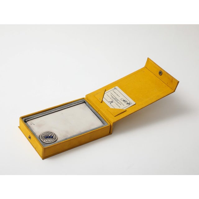 Carlo Bulletti Sterling Silver Address Book With Original Box, C. 1970 For Sale - Image 10 of 10