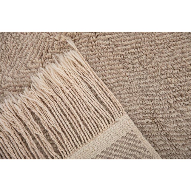 Hand-Knotted Wool Rug by Azele Studio For Sale - Image 4 of 10