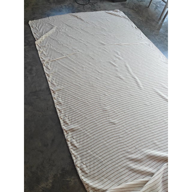 2020s Wide-Width Sheer Fabric, 3 1/2 Yards. Hudson Sheer by Carleton v. In Colorway Fawn For Sale - Image 5 of 5