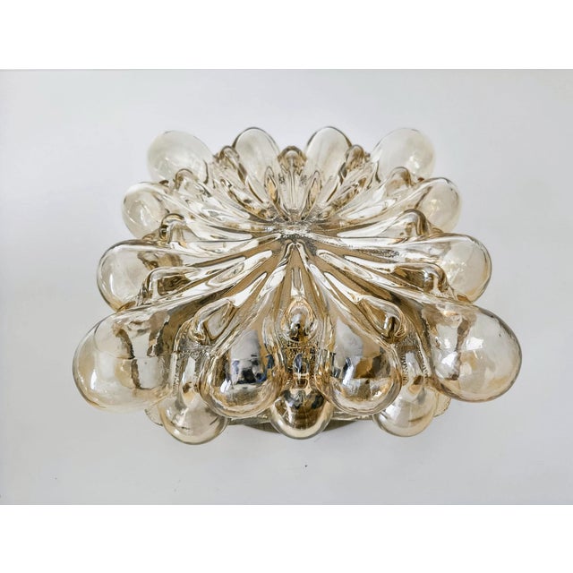 Mid-Century Bubble Glass Wall Lamp attributed to Helena Tynell, Limburg, Germany, 1970s For Sale - Image 15 of 18