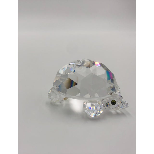 This retired Swarovski crystal large tortoise/turtle was part of the “Endangered Species” category. The tortoise/turtle...