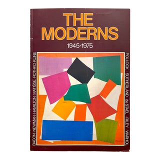 " the Moderns 1945 - 1976 " Vintage 1976 First Edition Lithograph Print Large Mid Century Modernist Art Book For Sale