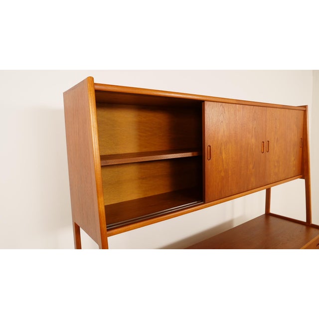 Vintage Wall Unit in Teak For Sale - Image 17 of 18