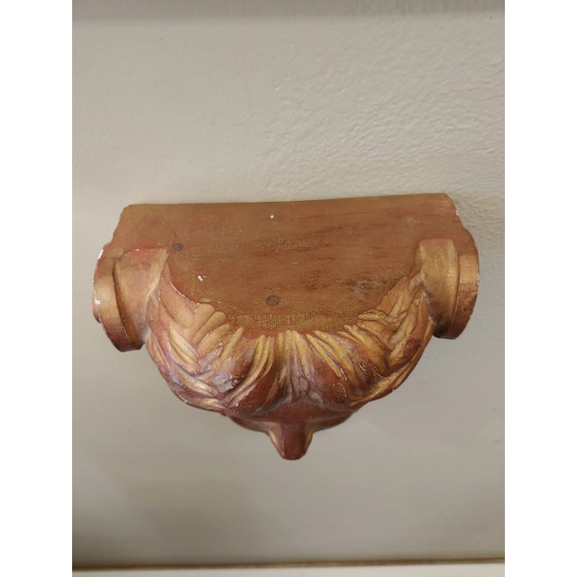 1900 - 1909 Arte Nouveau Femme Plaster Corbel Wall Hanging For Sale - Image 5 of 6