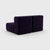 Blue 2-Seater Modular Sofa in Jet Fabric by Ambivalenz, Set of 4 For Sale - Image 8 of 18