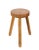 Mid-Century French Modern Wooden Tripod Stool in the style of Charlotte Perriand, 1950s For Sale - Image 16 of 18