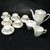 Cream Coffee Set from Włocławek, Poland, 1960s, Set of 15 For Sale - Image 8 of 14
