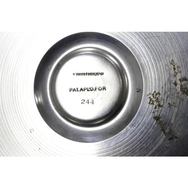 Vintage English Regency Winthrop Silver Plated Lion Handle Covered Ice Bucket For Sale - Image 17 of 18