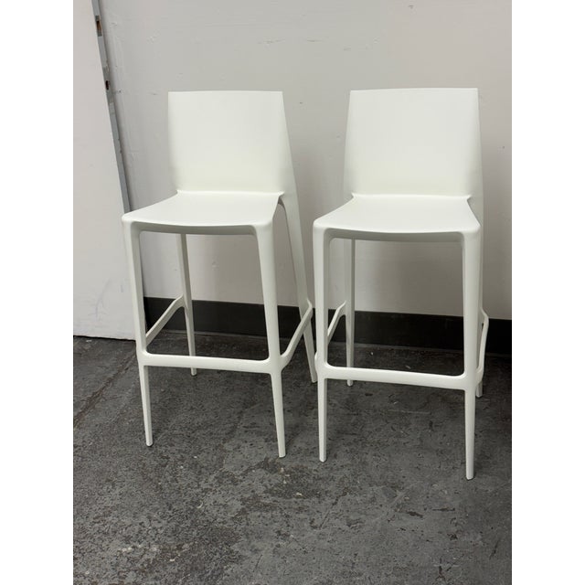 Mario & Claudio Bellini for Heller Bellini Outdoor Barstools, Pair For Sale In San Francisco - Image 6 of 12