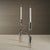 Liaison 2-Piece Metal Candle Holder Set For Sale - Image 4 of 7
