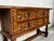 Brown Early 20th Century Spanish Console Chest Table with Four Carved Drawers and Original Hardware For Sale - Image 8 of 18