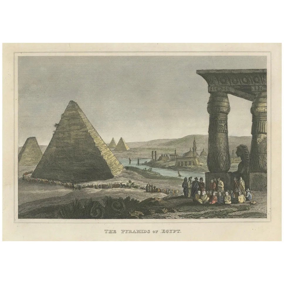 Kelly, The Pyramids of Egypt, 1828, Print | Chairish