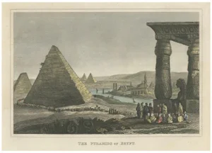 Kelly, The Pyramids of Egypt, 1828, Print
