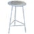 Mid-Century Industrial Hungarian Round Metal Stool, 1960s For Sale