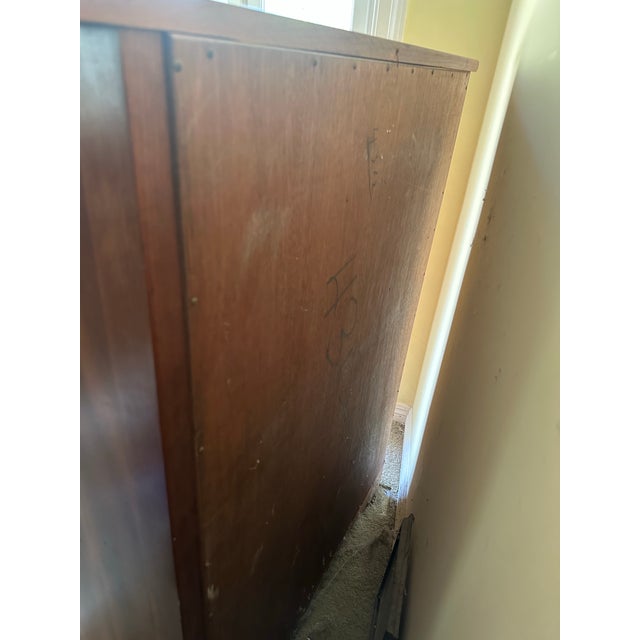 L. & J. G. Stickley 7-Drawer Georgian Dresser in Cherry For Sale - Image 10 of 11