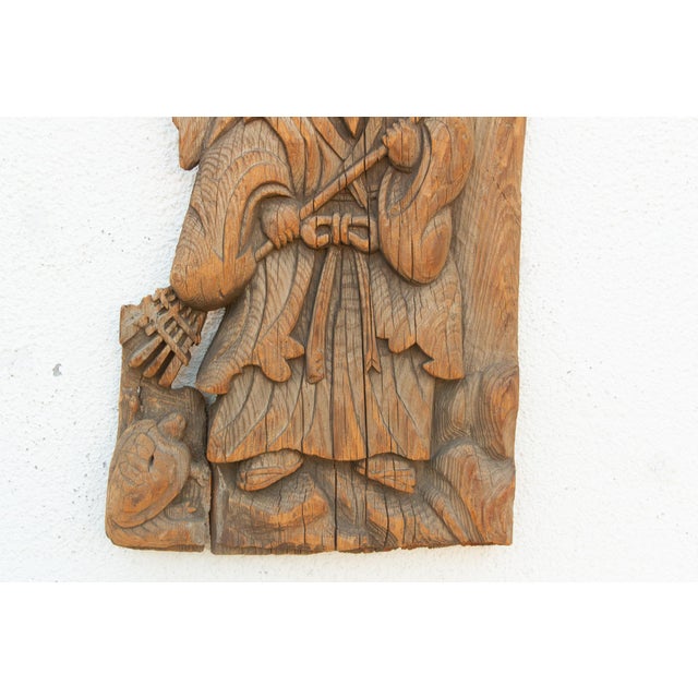 Early 1800's Architectural Ancestor Carving For Sale In Los Angeles - Image 6 of 8
