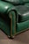 Green Vintage Leather Rolled-Arm Sofa in Green by Whittemore-Sherrill For Sale - Image 8 of 15