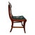 1940s Flame Mahogany Empire Side Chair Original Needlepoint Seat Refurbished For Sale In Philadelphia - Image 6 of 16