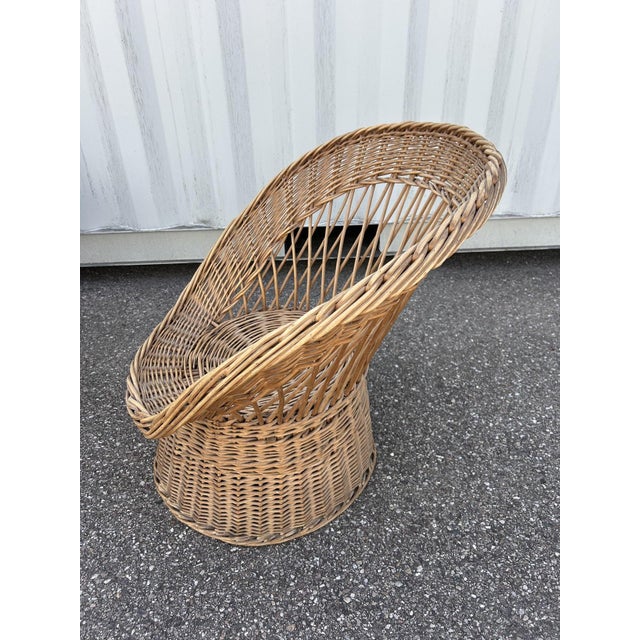 Wicker Living Room Set, 1970s, Set of 4 For Sale - Image 13 of 17