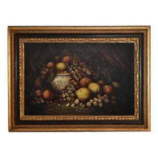 Massimo Reggiani, Italian Still Life, 2002, Oil on Canvas, Framed For Sale