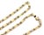 Fancy Bar Link 14k Two Tone Gold Convertible Necklace Bracelet Set For Sale In Miami - Image 6 of 10
