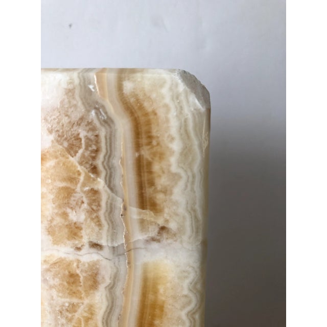 1980s Tall Stone Aztec Design Bookends - a Pair For Sale In Houston - Image 6 of 8