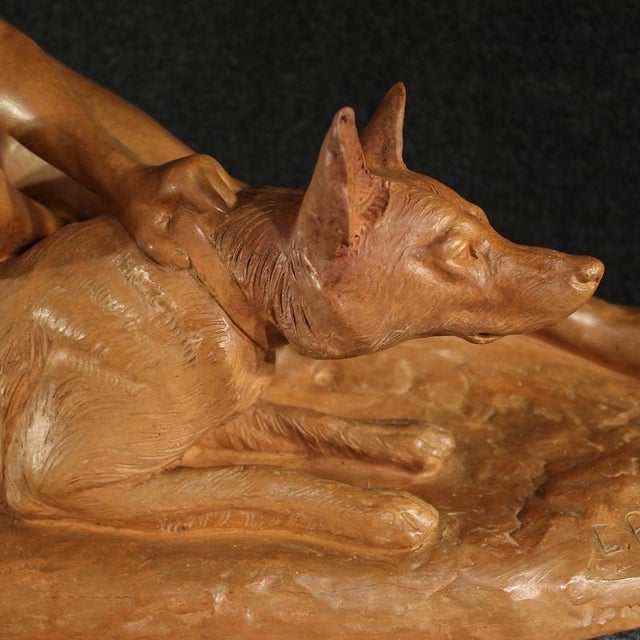 French Artist, Art Deco Sculpture, 1920, Terracotta For Sale - Image 4 of 14